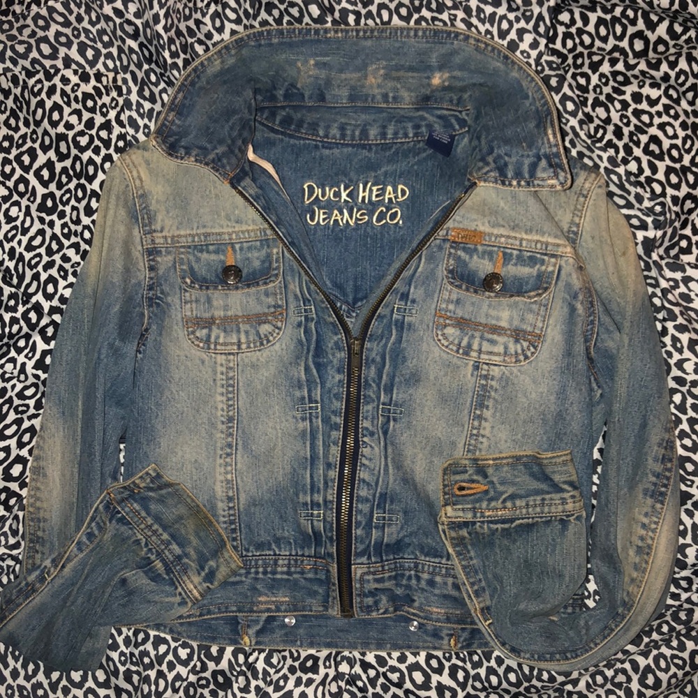Duck head Vintage/distressed jean jacket